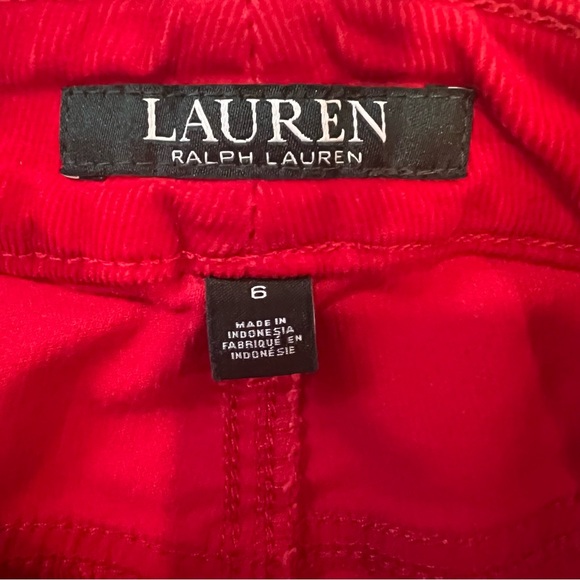 Ralph Lauren Red Corduroy Pants - Picture 3 of 6